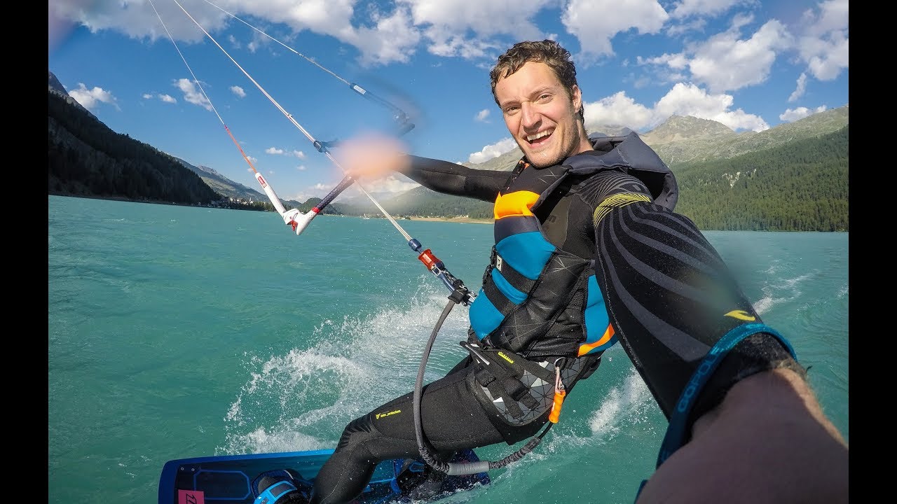 Kiteboarding in Silvaplana - 12m² North Evo