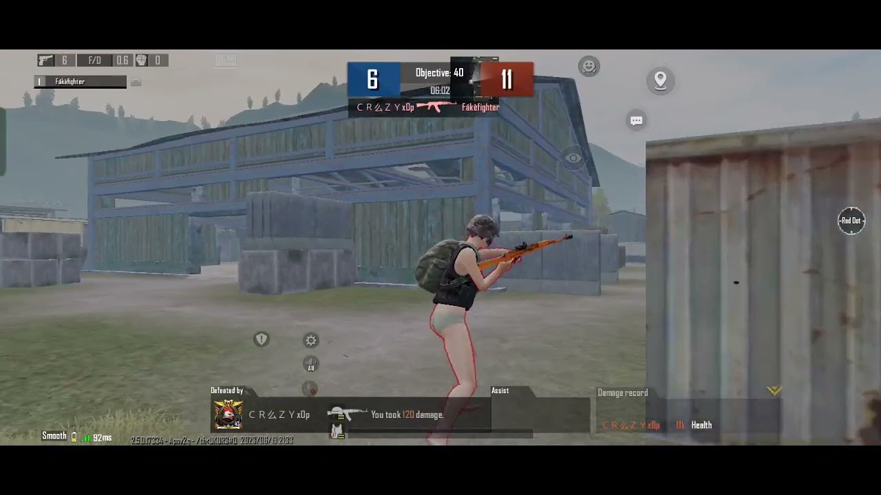 1vs2 auto gun challenge #gaming #noob gameplay #gaming #fake_fighter...
