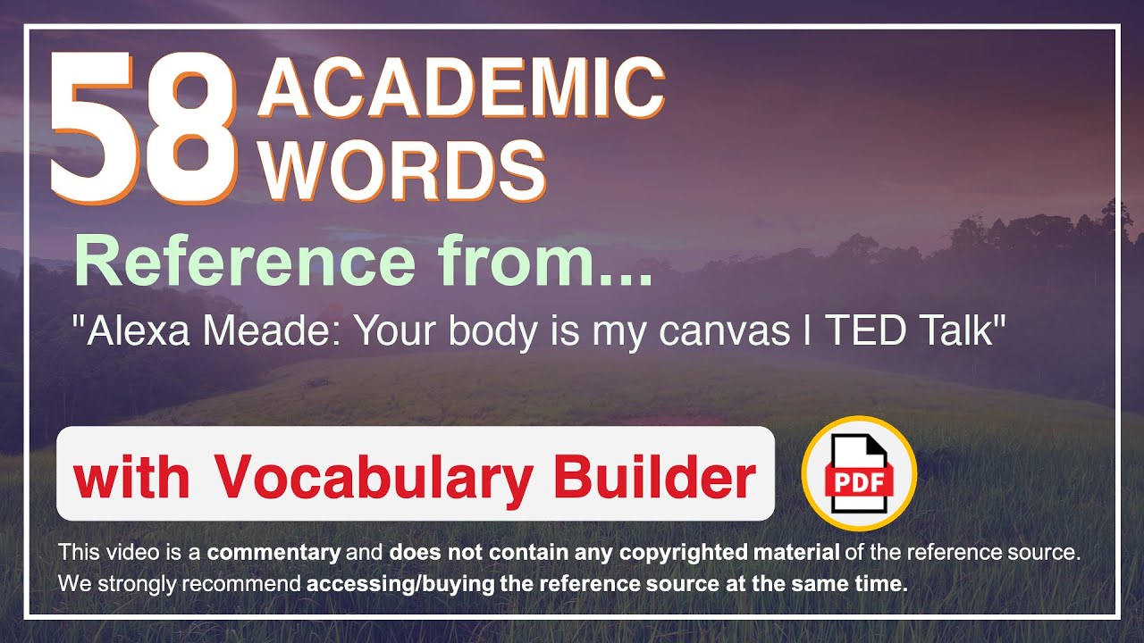 58 Academic Words Ref from 