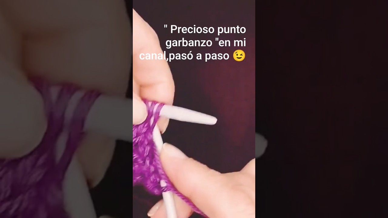 " Garbanzo"Lo vas a querer tejer siempre!! 🧶 