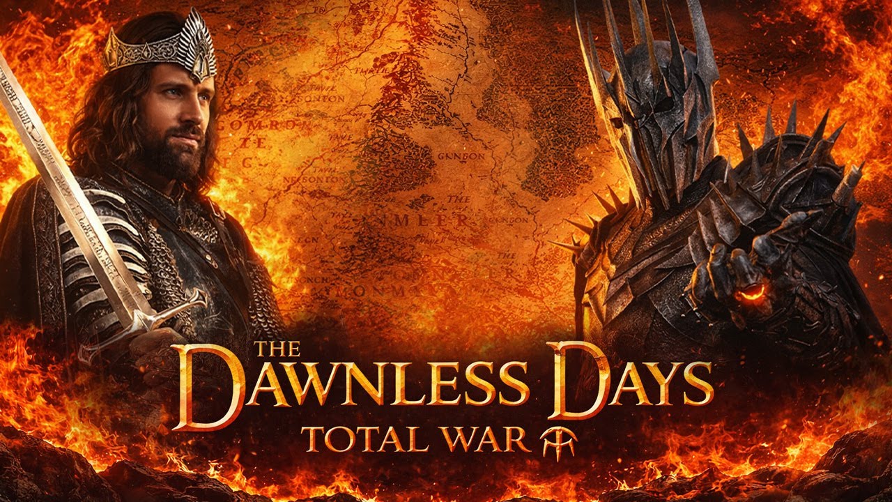 ФИНАЛ - ГОНДОР VS МОРДОР Сетевая кампания 1vs1 | The Dawnless Days для Total War Attila