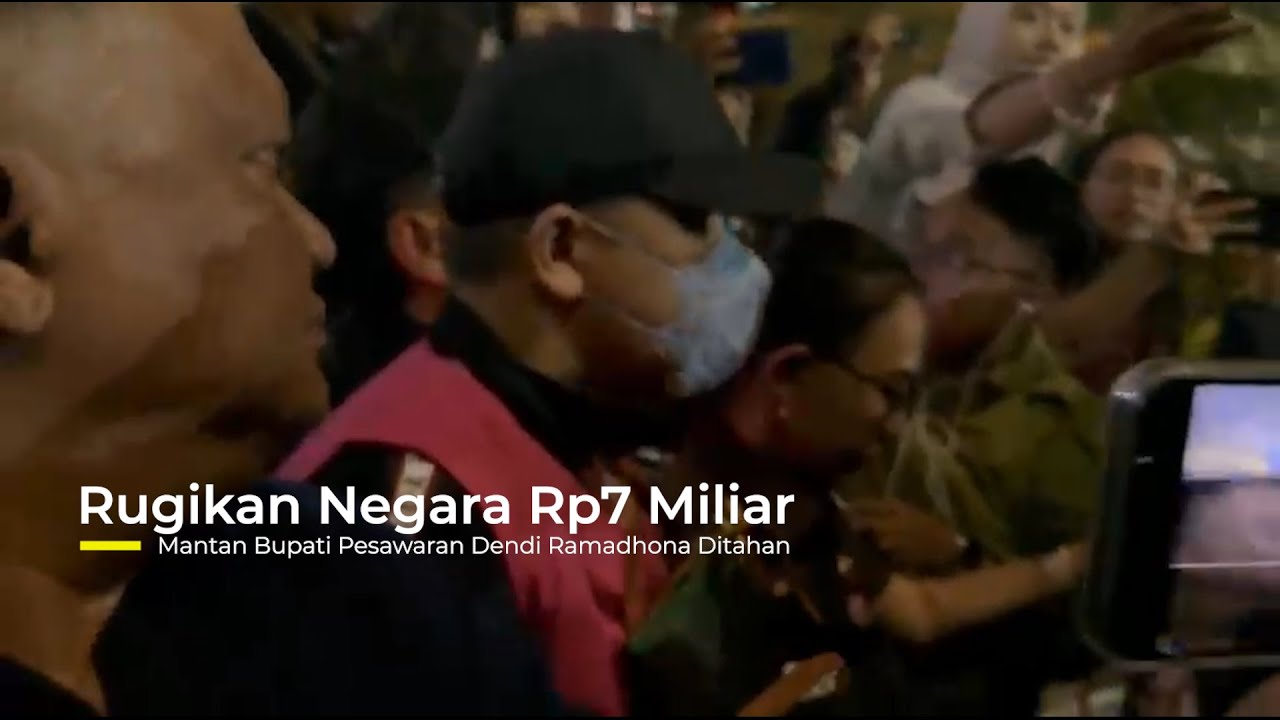 Rugikan Negara Rp7 Miliar, Mantan Bupati Pesawaran Ditahan