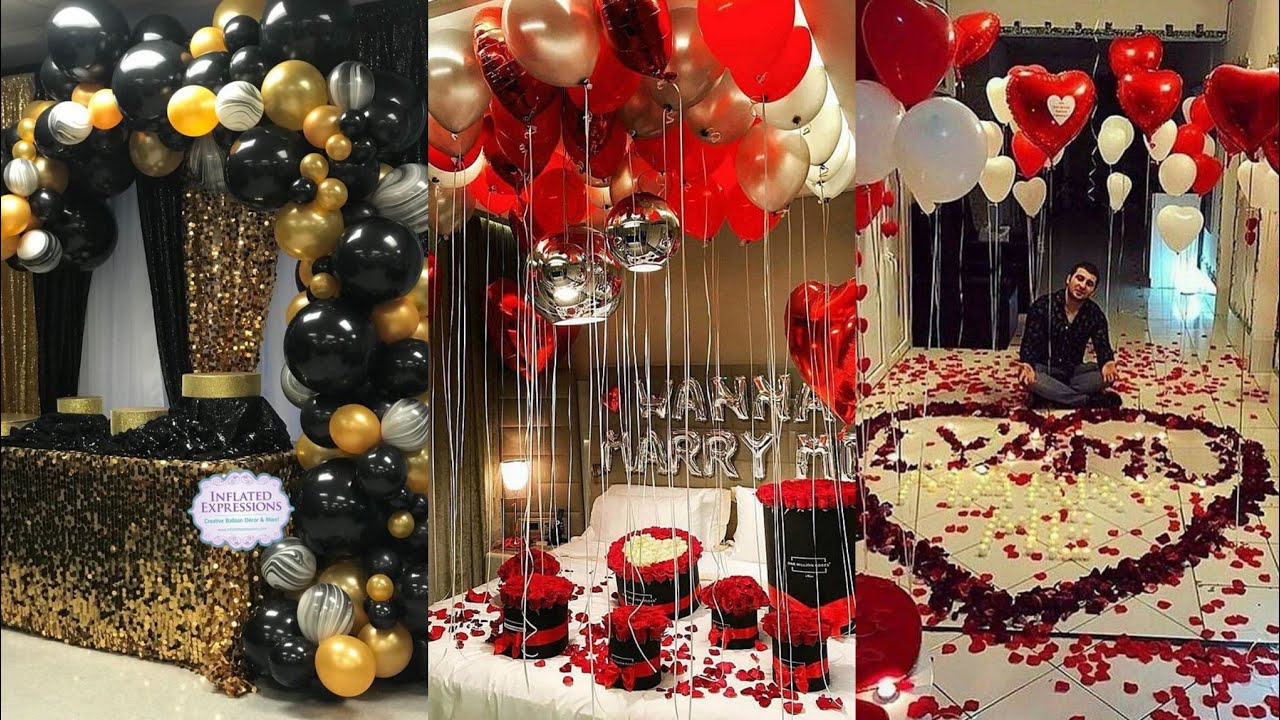 Wedding Anniversary Decoration Ideas at Home | Romantic Room Decor Ideas | Valentine Decor Idea