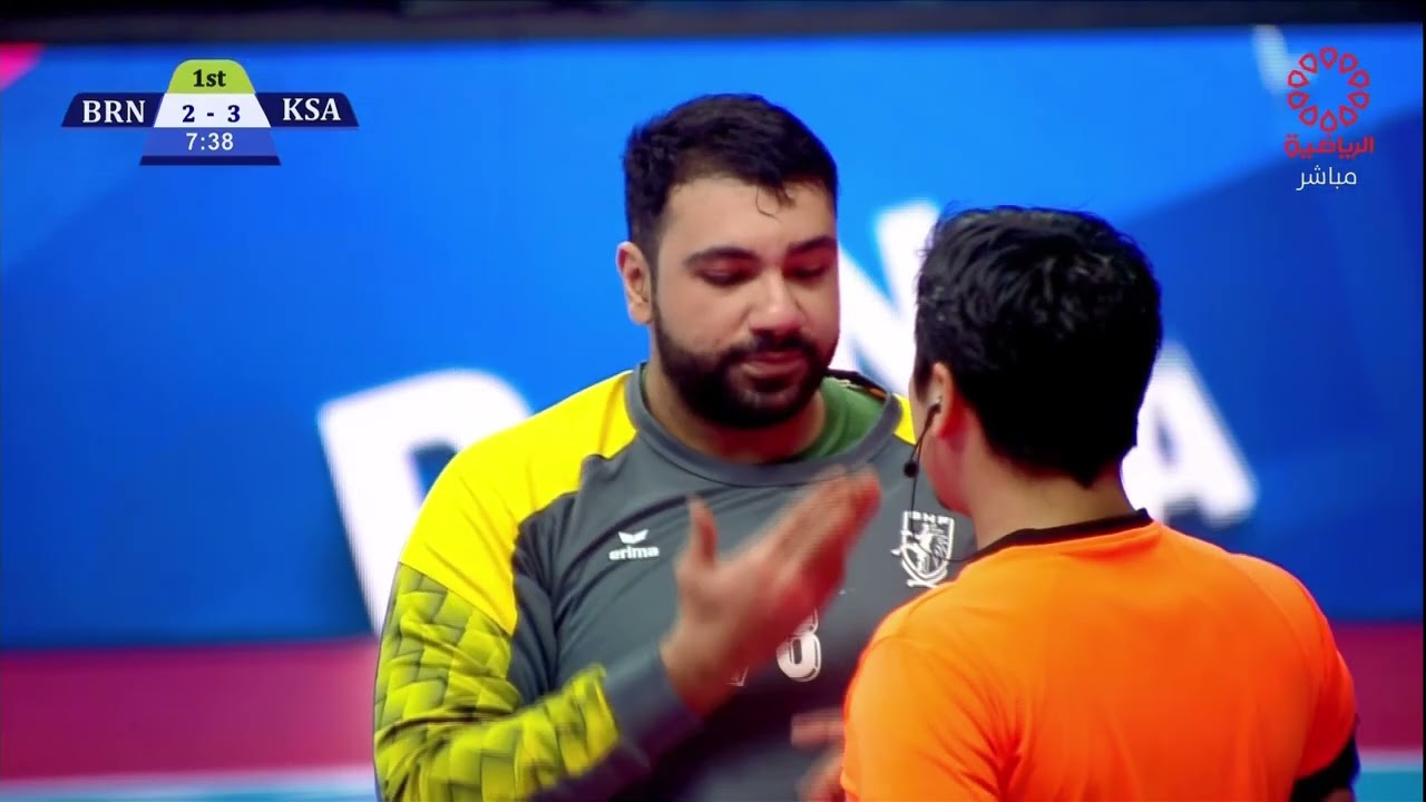 مباراة السعوديه و البحرين ضمن مباريات الدور الرئيسي في بطولة اسيا 2026 لكرة اليد المقامه في الكويت