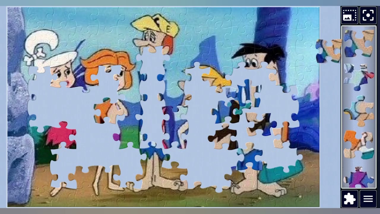 The Flintstones Family Gathering👨‍👩‍👧🪨🌈✨️🪄//jigsaw puzzles🧩//jigsaw puzzles journey🧩//puzzlesArt🧩🧩//