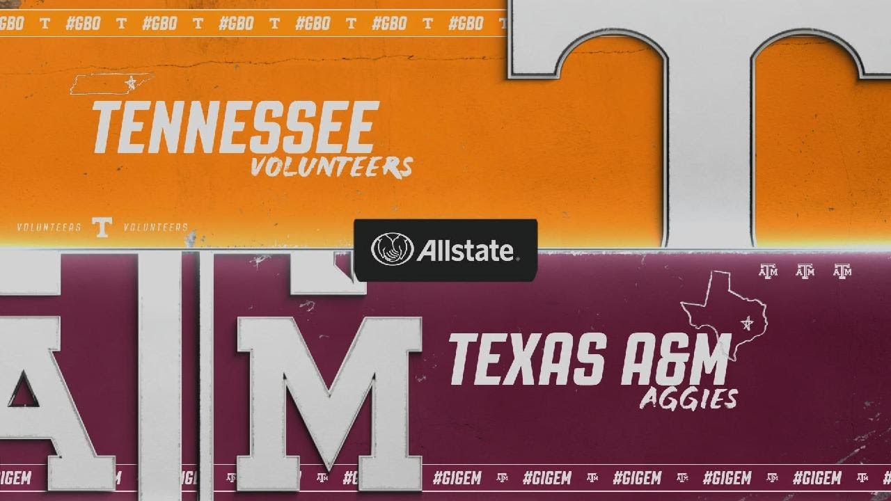 CFB 26 #22 Tennessee V #20 Texas A&M WEEK 1 YEAR 1