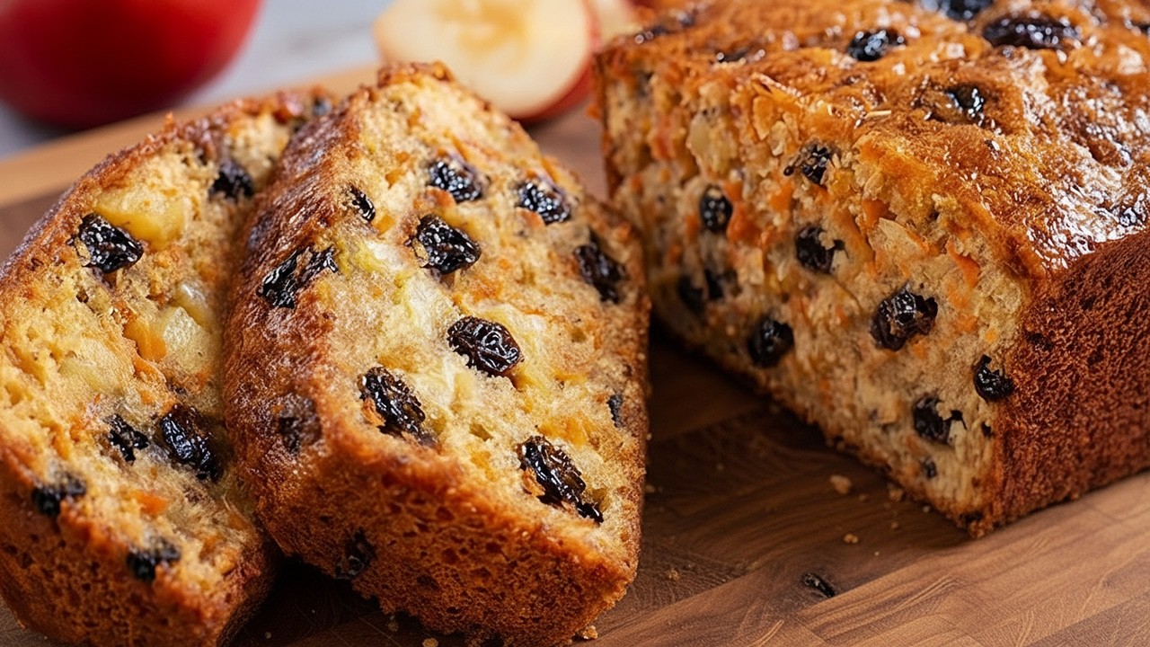 Haferflocken, Apfel & Karotte! Das ist das beste Brotrezept – Ohne Mehl und Ohne Zucker!