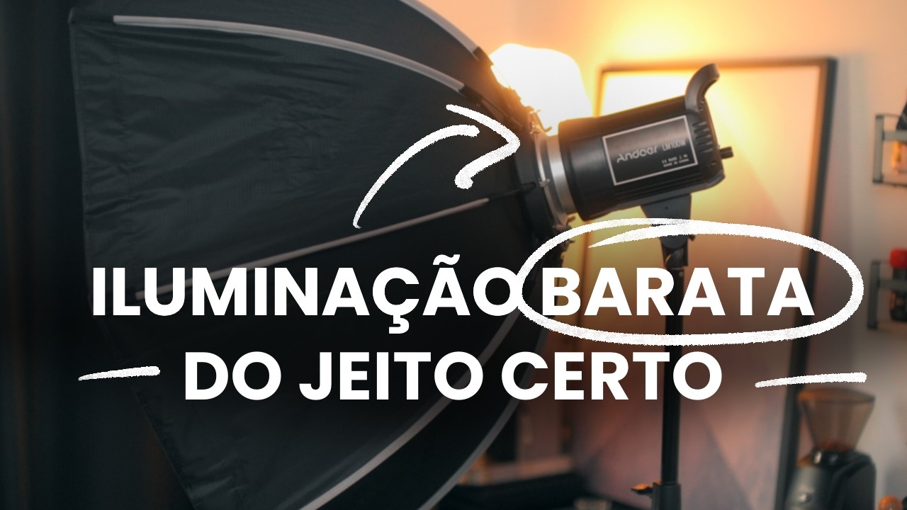 ilumina&ccedil;&atilde;o PROFISSIONAL e BARATA com menos de R$600
