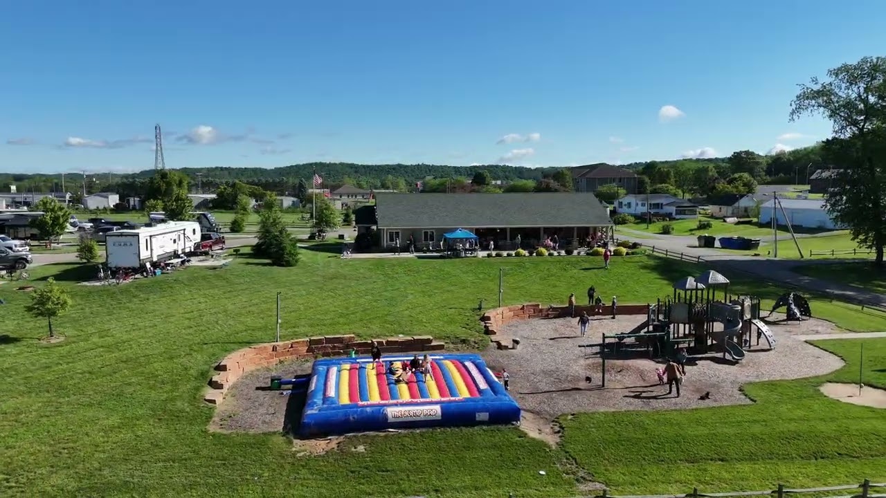 Campbell Cove RV Resort Drone shots