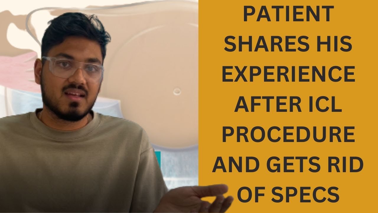 Patients comes from DUBAI to PUNE for ICL procedure and gets rid of -7 and -6.5 specs numbers.
