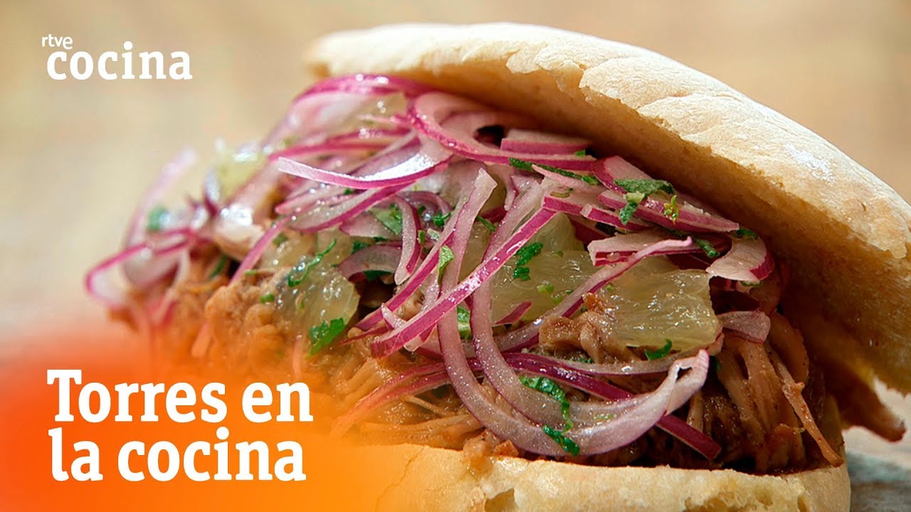 Mollete de pulled pork  - Torres en la Cocina | RTVE Cocina