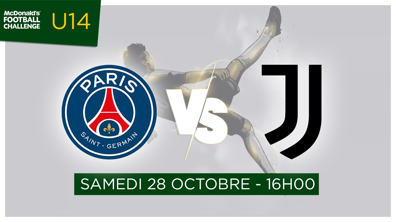 U14 PSG - JUVENTUS (samedi 16h00)