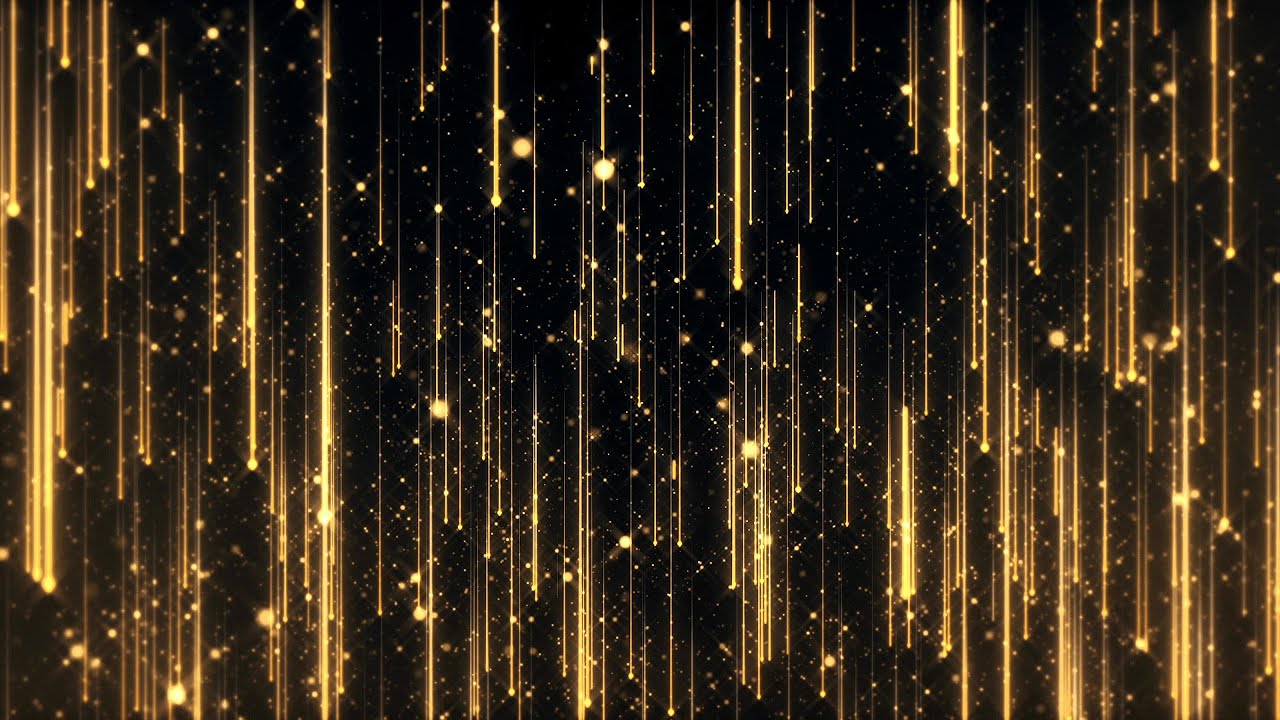 4K SCREENSAVER - FALLING GOLD GLITTERING SHINY SPARKLING PARTICLES | NO SOUND