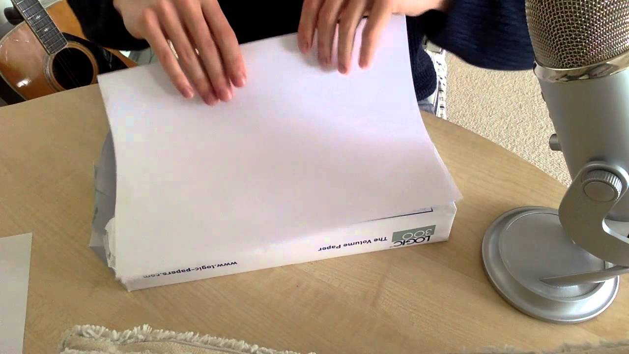 Paper Aeroplanes, Paper Folding and Soft Speaking ASMR