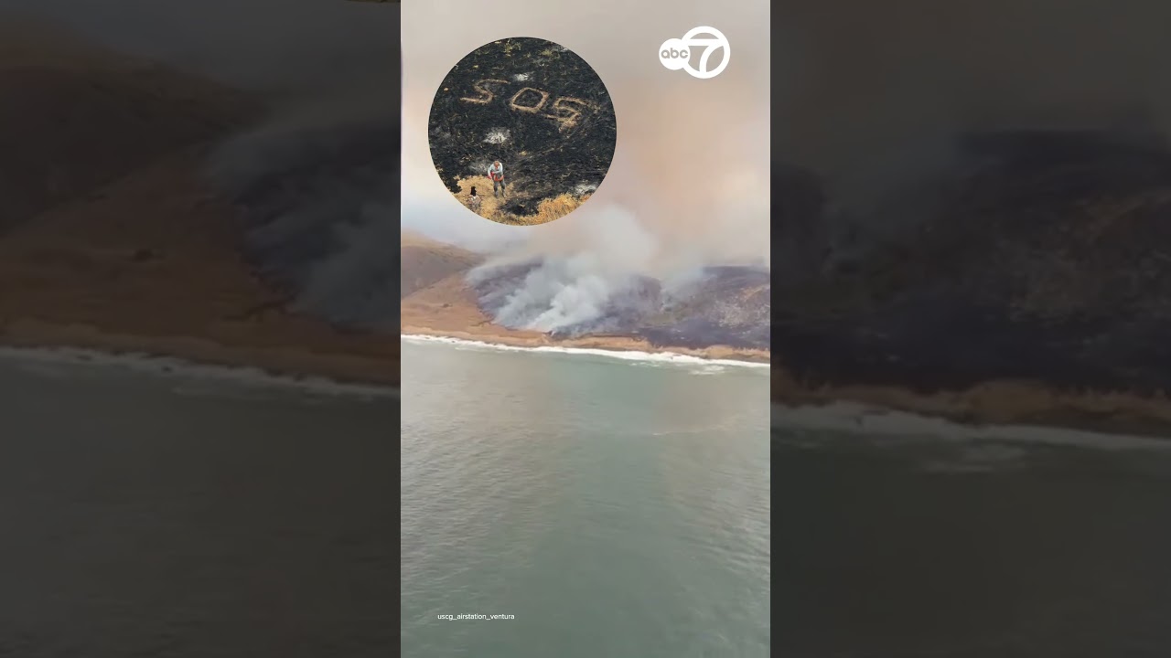 SOS flare from shipwrecked mariner may have sparked 16,000-acre fire on Santa Rosa Island, USCG says