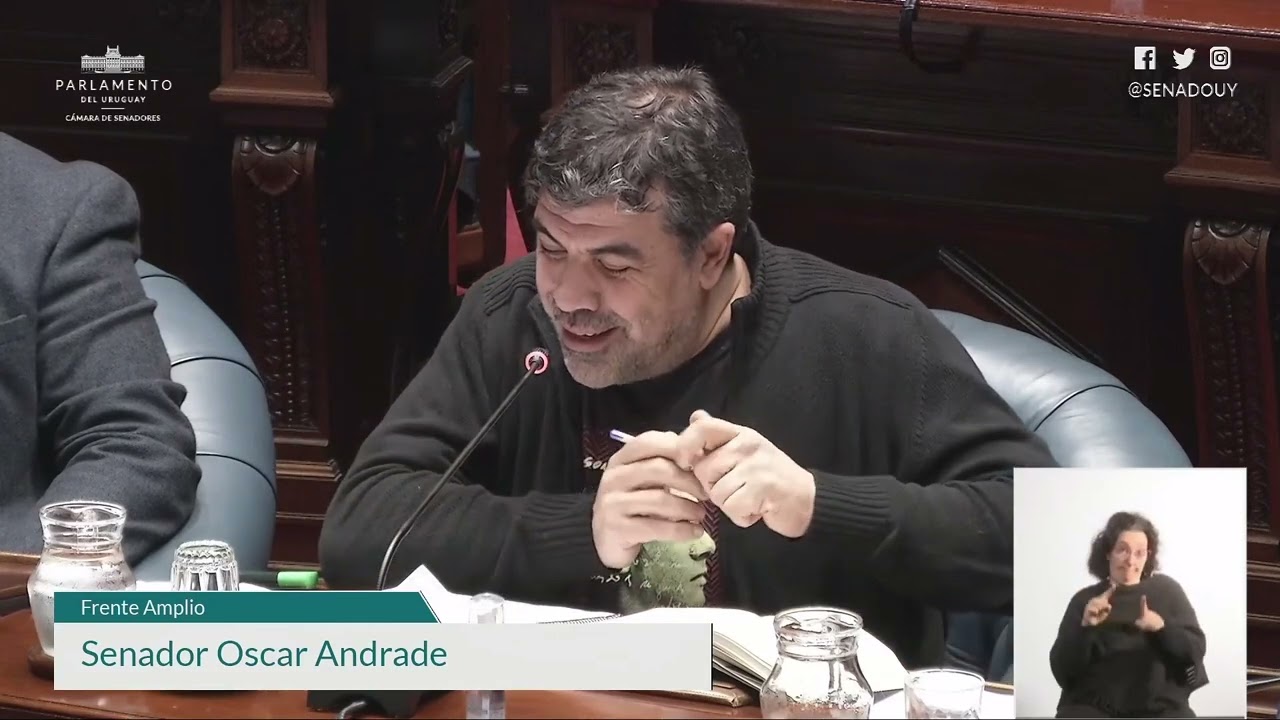Homenaje a Larbanois-Carrero - Óscar Andrade - Senado