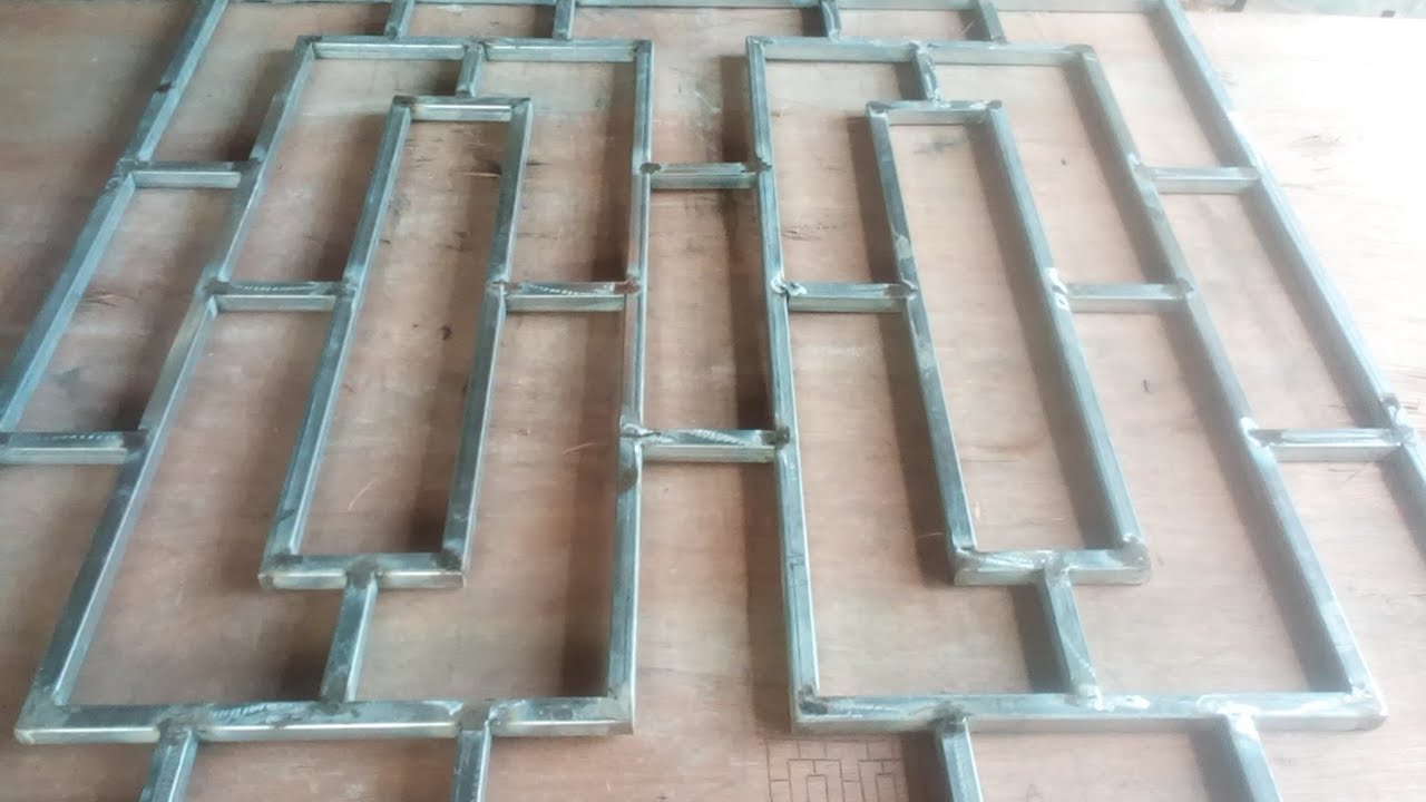 Tubular window grills design