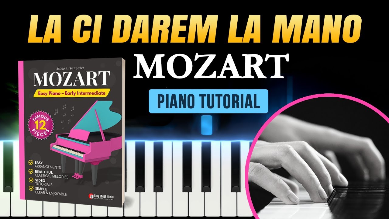 La, Ci Darem La Mano from Don Giovanni (Mozart) | Medium Piano Tutorial + Sheet Music I SLOW + PDF