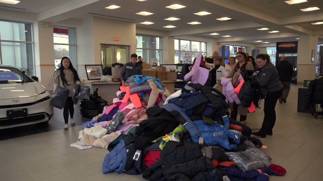 Steet Ponte Nissan's 7th Annual Coats for Kids Drive - Over 1,000 Winter Items Donated