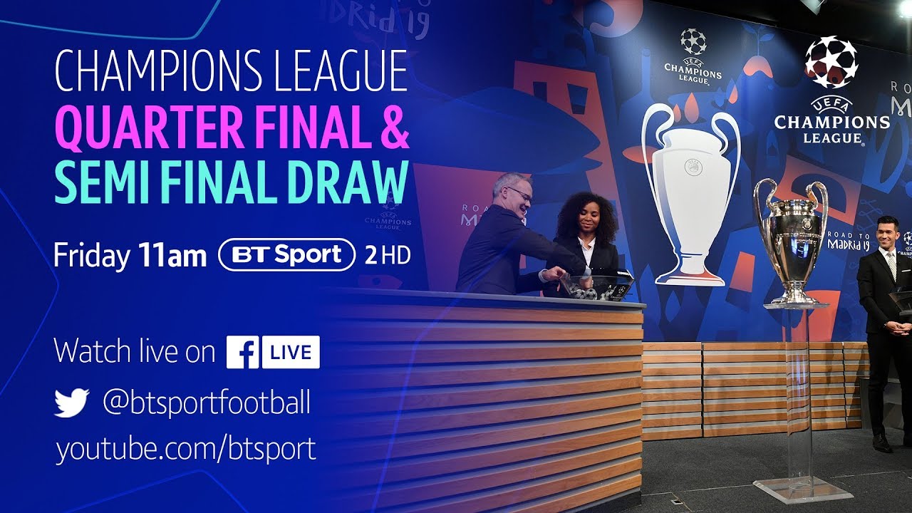 Full Champions League Quarter-Final and Semi-Final Draw