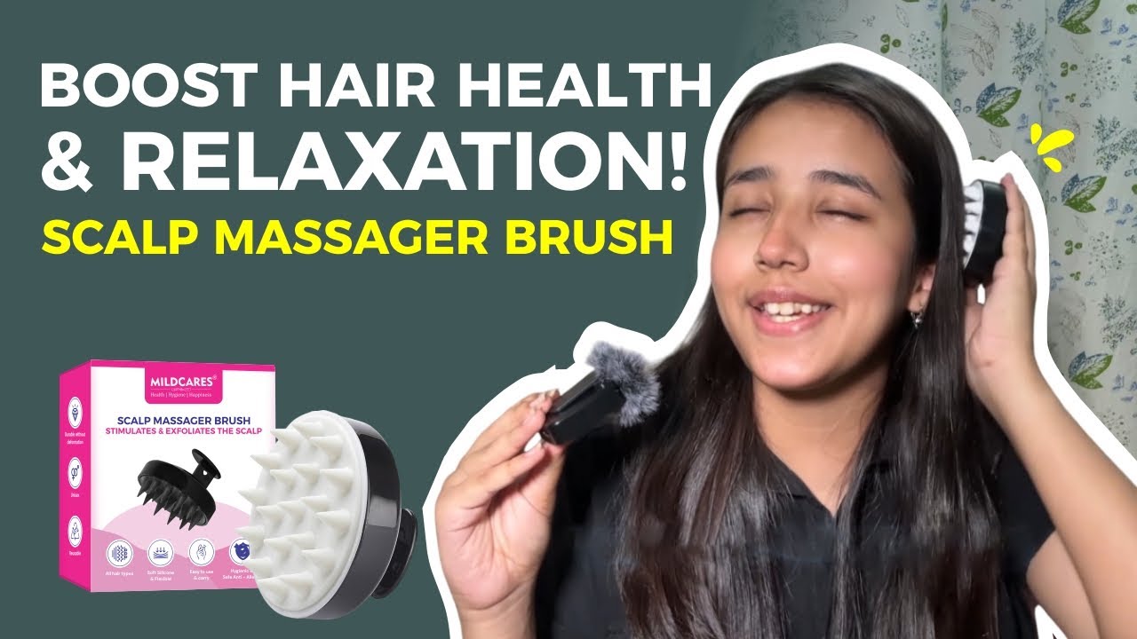 MildCares Scalp #massager  Brush: Boost Hair Health & Relaxation