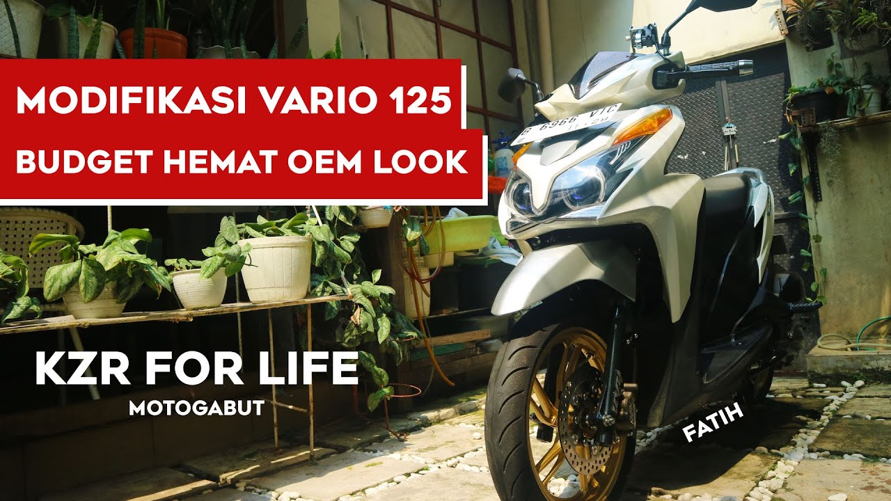MODIFIKASI VARIO 125 0LD KZR OEM LOOK (FATIH)