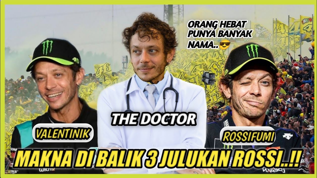 🔴BERITA ROSSI❗INILAH MAKNA DI BALIK 3 JULUKAN ROSSI❗JARANG YANG TAU.❗