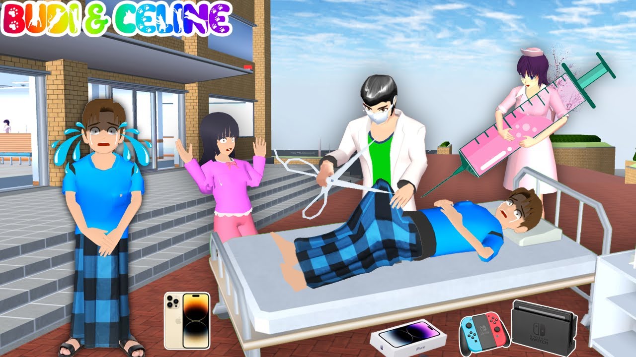 Yuta Dipaksa Ikut Sunat Massal😱 Mio Panik Yuta Kabur Ngumpet Di Toilet | Sakura School Simulator