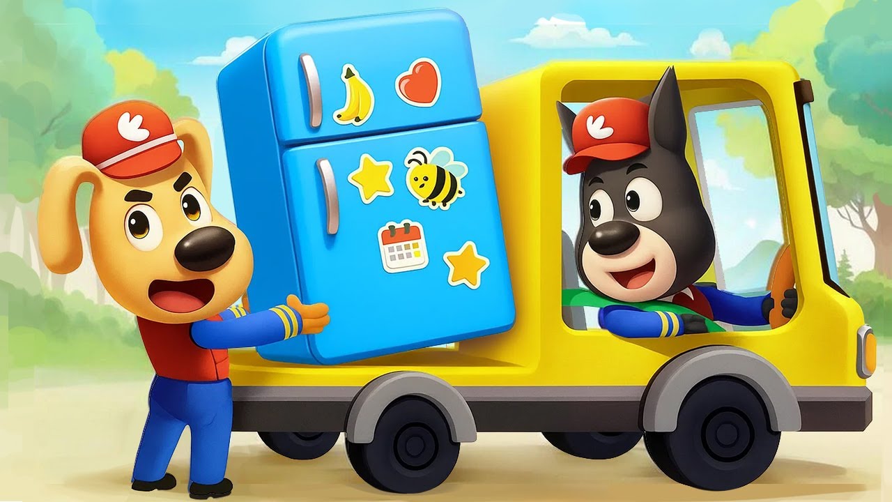 Kepala Polisi Labrador Mengantar Paket📦 | Animasi Lucu | Kartun Anak-anak | Kepala Polisi Labrador