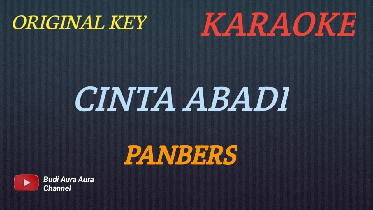 PANBERS - CINTA ABADI (KARAOKE VERSION)--COVER AURA