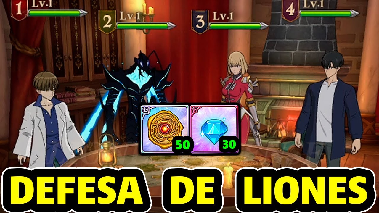 CHEGUEI NO LVL 100! COMO FAZER A DEFESA DE LIONES 3? DICAS! - The Seven Deadly Sins Grand Cross