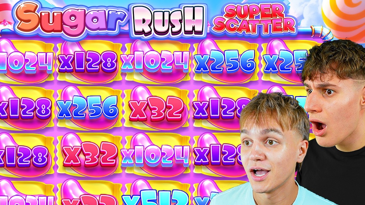 OUR BIGGEST BONUS BUY ON SUGAR RUSH SUPER SCATTER (HUGE COMEBACK)