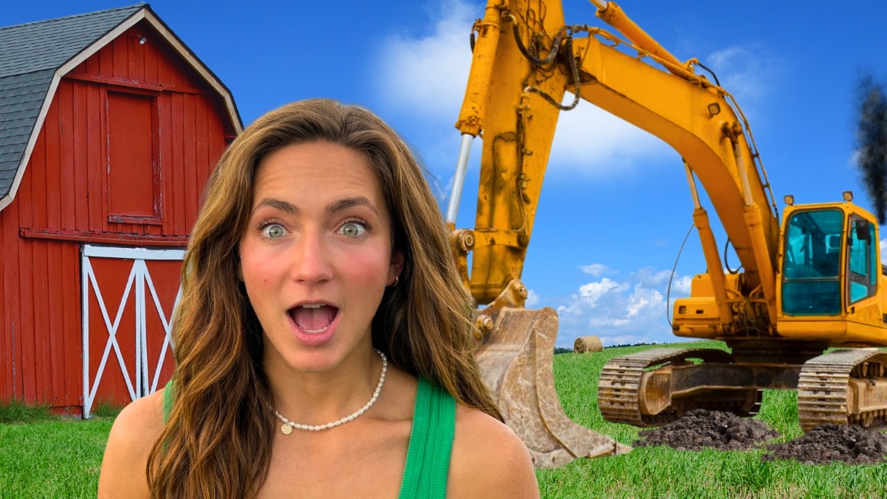 Farm Girl Runs Excavator For Profit