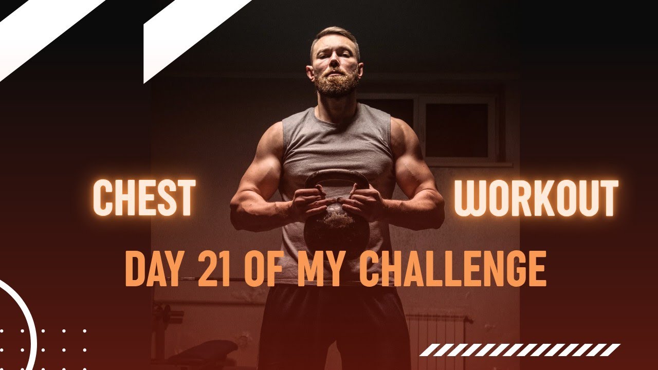 Chest workout | day 21 of my challenge | the hardest exercises in my channel. 