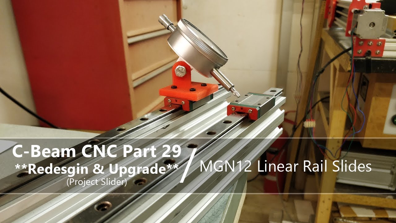 #29 Linear Sliding Rail Guide #29 / MGN12 / Dial Gauge Jig / Improving Movement / Butting Rails