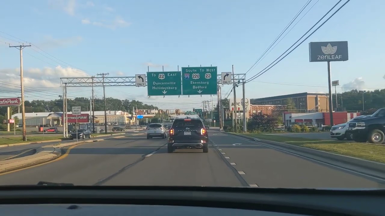 Driving through Logan Township (Altoona PA) from Union Ave. through Eldorado.