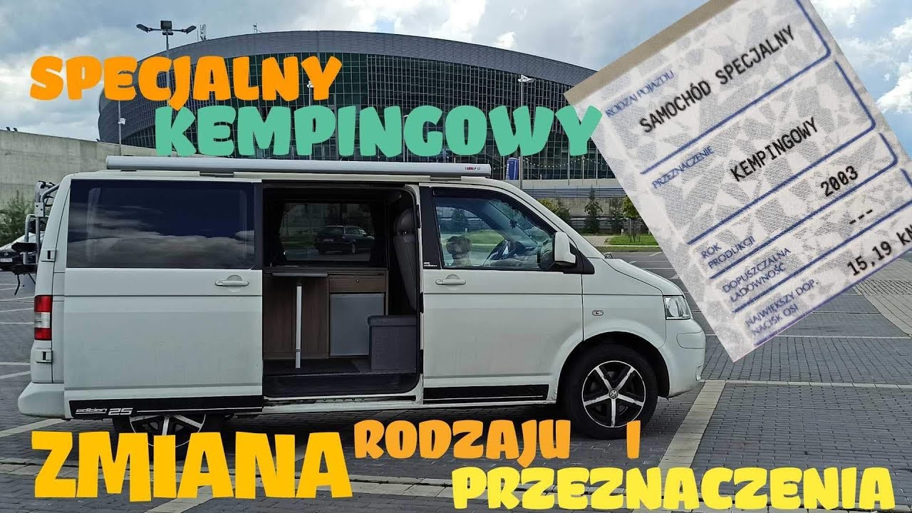 Zmiana przeznaczenia pojazdu z ciężarowy na specjalny kempingowy jak przerejestrować van life kamper