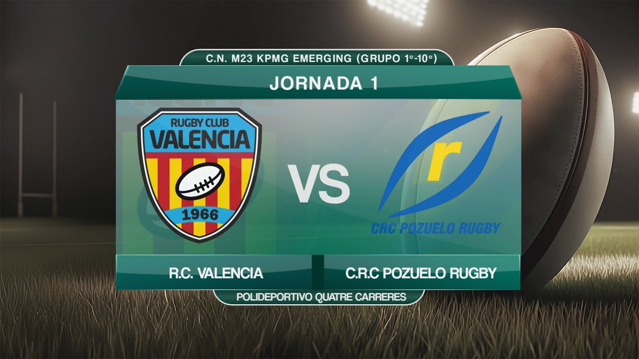 RUGBY CLUB VALENCIA - M23 vs CRC POZUELO RUGBY - M23