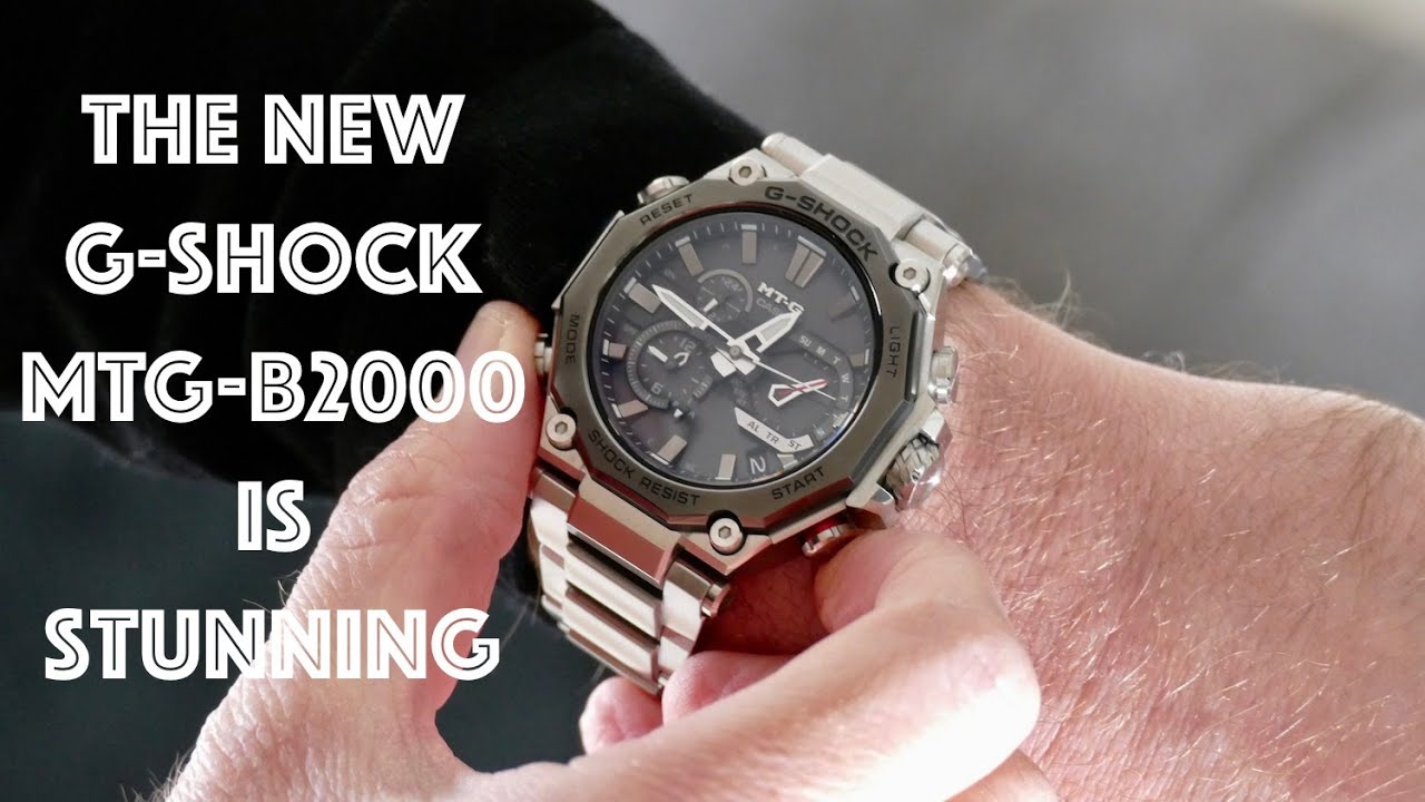 First Look: Casio's New G-Shock MTG-B2000 is Stunning