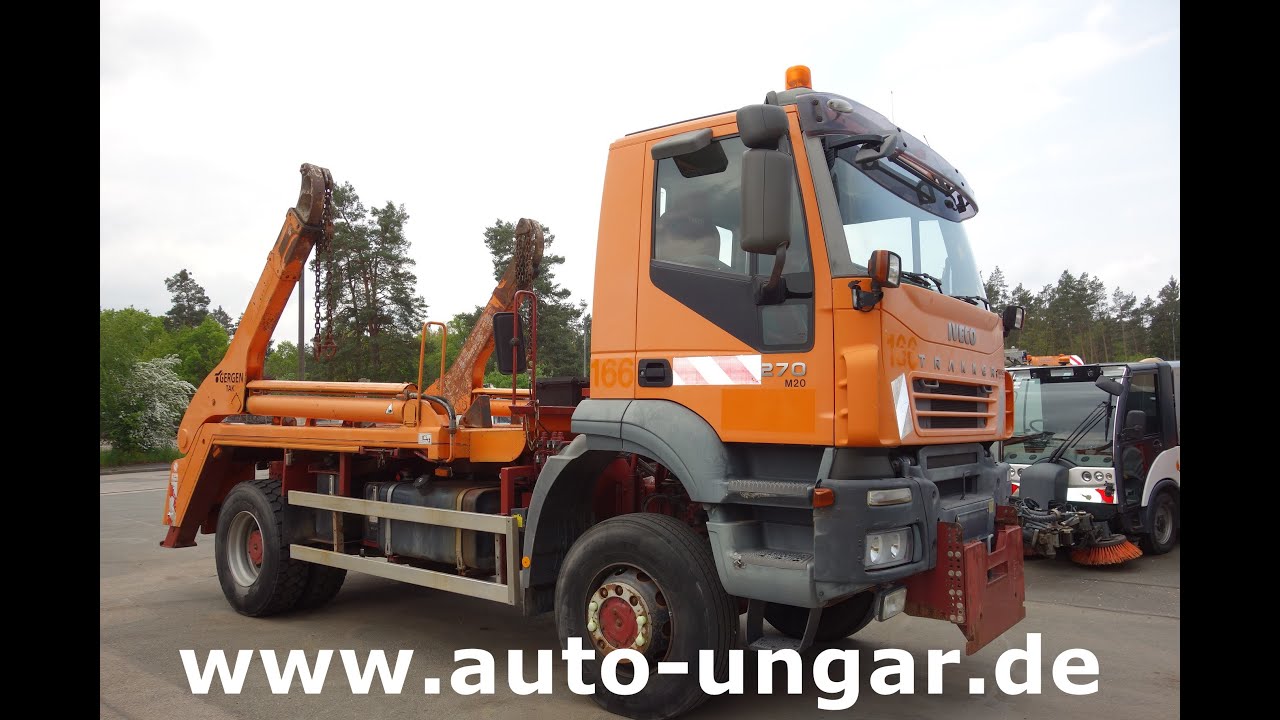 Iveco Trakker 270 4x4 Allrad Gergen Tele Absetzkipper www.auto-ungar.de