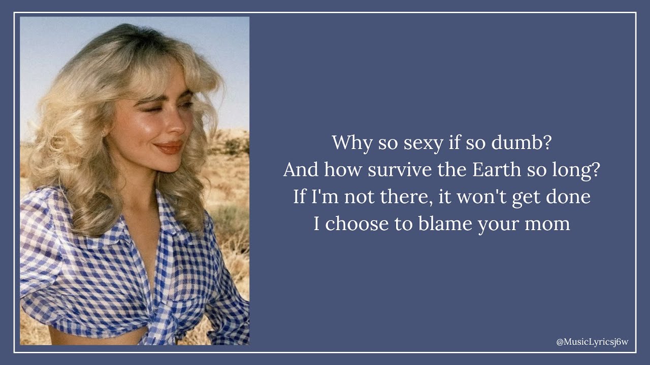 MANCHILD - SABRINA CARPENTER LYRICS
