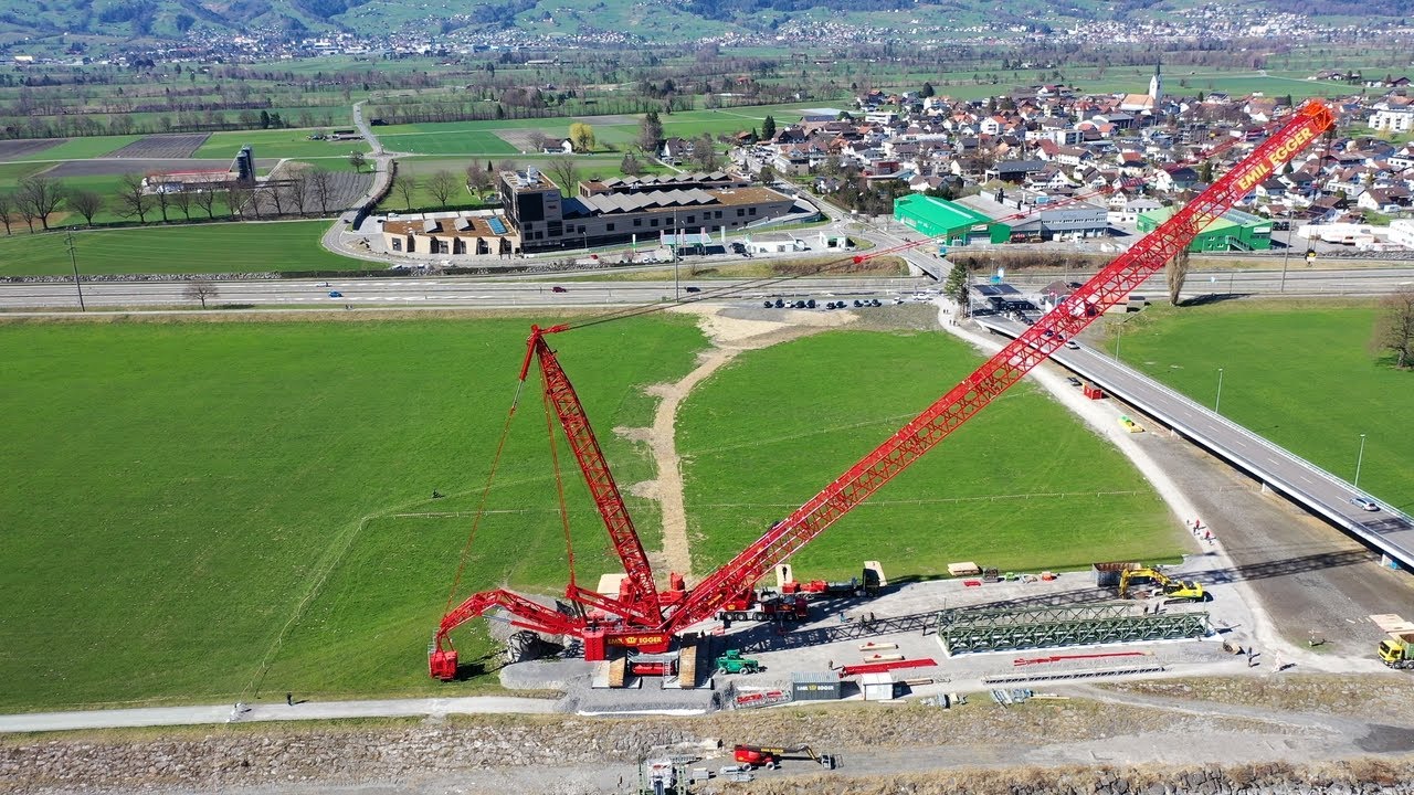 Emil Egger - Liebherr Raupenkran LR 11000 - 15.03.2020 - Kriessern