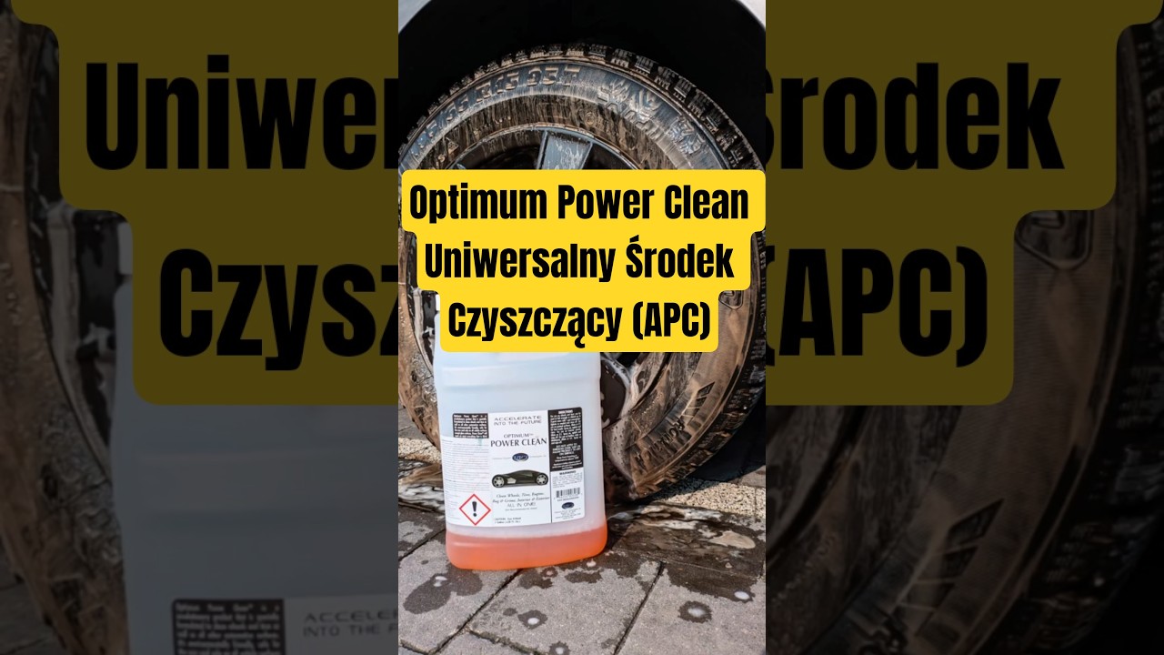 Brudne felgi? Zobacz, jak działa Optimum Power Clean 🔥🛞💦