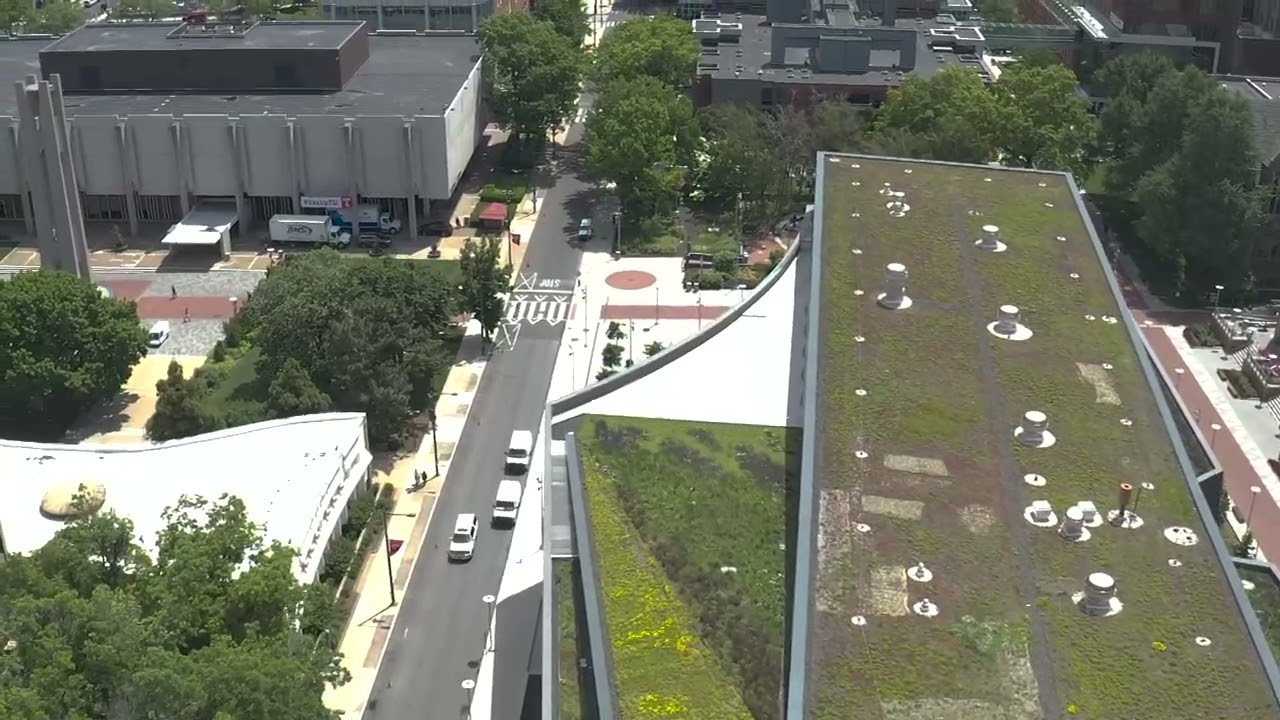 temple university aerial view of Bell Tower Philadelphia