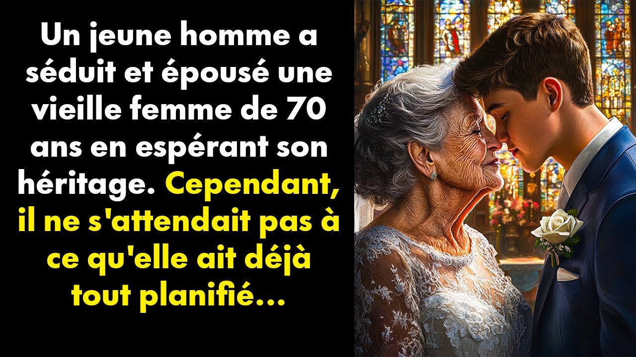Un jeune homme a séduit et épousé une vieille femme de 70 ans en espérant son héritage. Cependant...