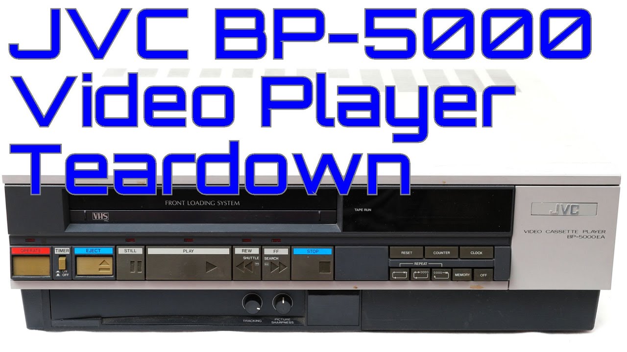 EW0186 - JVC BP-5000 VHS Player Teardown