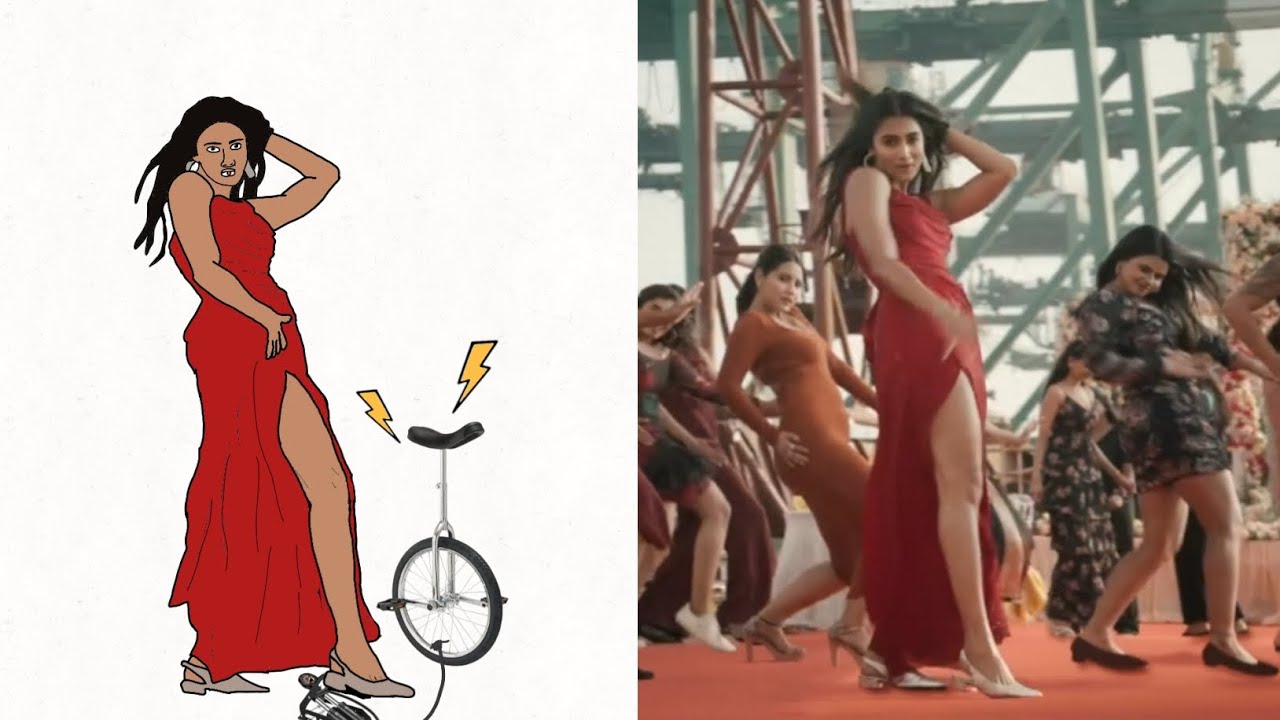 Monica - Drawing meme 🤣 | Coolie Movie | Rajinikanth | Pooja Hegde | Funny Video 