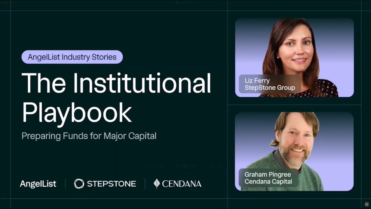 The Institutional Playbook: Preparing Funds for Major Capital