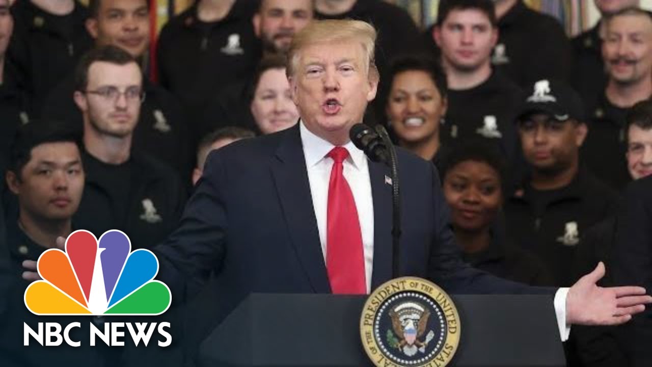 Donald Trump Touts &lsquo;No Collusion&rsquo; To Cheering Crowd After Mueller Report Release | NBC News