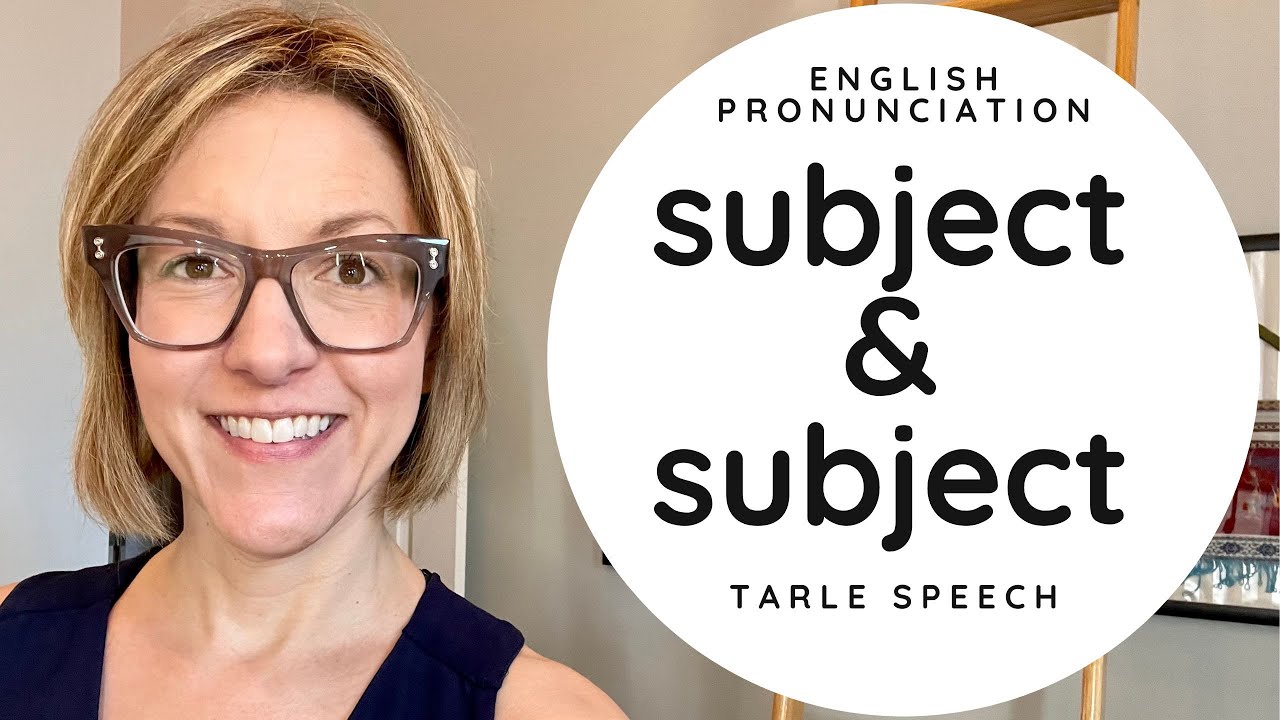 Learn to Pronounce SUBJECT & SUBJECT - American English Heteronym Pronunciation Lesson 